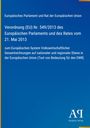 Text: "Europäisches Parlament und Rat der Europäischen Union: Verordnung (EU) Nr. 549/2013. Antiphon Verlag." Blaues Cover.