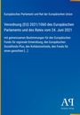 Regulation (EU) 2021/1060 text on a blue background, white text, yellow border, Antiphon Verlag logo.