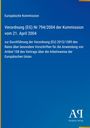Text über EU-Gesetzgebung auf blauem Hintergrund. Unten rechts ein weißes Logo mit den Buchstaben "AR", darunter "Antiphon Verlag".