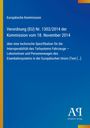 Titeltext: Verordnung (EU) Nr. 1302/2014 der Kommission. Blauer Hintergrund, seitlicher gelber Streifen. Logo unten rechts.