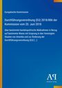 Europäische Kommission, Verordnung (EU) 2018/886, 20. Juni 2018. Blauer Hintergrund, Logo "AP Antiphon Verlag".