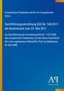 Text zu einer EU-Durchführungsverordnung; blauer Hintergrund mit gelbem Rand; unten rechts steht "Antiphon Verlag".