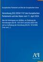 Verordnung (EU) 2024/1157 zur Verbringung von Abfällen vom 11. April 2024, Europäisches Parlament und Rat.