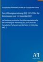 EU-Durchführungsverordnung 2021/2284, 10. Dezember 2021 erwähnt; blauer Hintergrund, Antiphon Verlag-Logo.