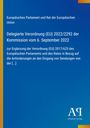 Text: "EU-Verordnung 2022/2292 der Kommission vom 6. September 2022", gelb-blaues Design, Antiphon Verlag-Logo.