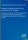 Titel: Delegierte Verordnung (EU) 2023/2772 vom 31. Juli 2023. Unten rechts ein Verlagslogo.
