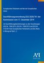 Durchführungsverordnung (EU) 2020/761, Kommission 17. Dezember 2019. Blaues Cover, Logos oben und unten.