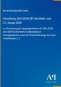 Verordnung (EU) 2024/257 des Rates vom 10. Januar 2024; blaues Layout, rechts unten weißes Logo "Antiphon Verlag".