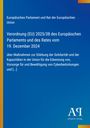 Titeltext: Verordnung (EU) 2025/38, 19. Dezember 2024. Blau mit gelbem Rand, unten Logo „AP Antiphon Verlag“.