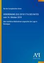 Text: Verordnung (EU) 2019/1716, Rat der Europäischen Union, Maßnahmen in Nicaragua. Design: Blau mit gelbem Rand.