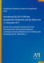 Text über EU-Verordnung 2017/2394 zur Zusammenarbeit nationaler Behörden. Blaues Cover, gelbe Streifen, Logo: Antiphon Verlag.