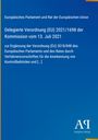 Text über EU-Verordnung auf blauem Hintergrund. Unten rechts ein weißes Logo und "Antiphon Verlag".