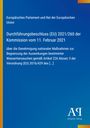 Text: "Durchführungsbeschluss (EU) 2021/260 der Kommission vom 11. Februar 2021". Blau gestreifte Fläche mit Logo unten.