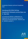 Text über Verordnung (EU) 2024 zur Bekämpfung von Geldwäsche. Blau mit gelben Rändern. Logo unten: "Antiphon Verlag".