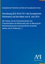 Europäisches Parlament und Rat der EU. Verordnung über Finanzindizes. Antiphon Verlag-Logo in der Ecke.