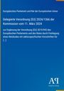 Europäisches Parlament und Rat der Europäischen Union: Delegierte Verordnung (EU) 2024/1366, blau mit Antiphon Verlag Logo.