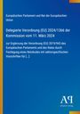Blauer Hintergrund, gelber Rand; Titel: "Delegierte Verordnung (EU) 2024/1366"; unten "Antiphon Verlag" Logo.