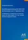 Europäische Kommission. Verordnung (EU) 2022/1629 vom 21. Sept. 2022. Logo „AℲ Antiphon Verlag“. Blauer Hintergrund.
