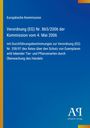Verordnung (EG) Nr. 865/2006 der Kommission, Schutz wild lebender Tier- und Pflanzenarten. Blau mit gelbem Rand.
