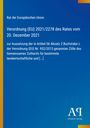 Verordnung (EU) 2021/2278. Blauer Hintergrund mit gelbem Randstreifen, Logo des Antiphon Verlags unten rechts.