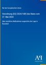 Titel: Verordnung (EU) 2024/1485 des Rates vom 27. Mai 2024 über Maßnahmen zu Russland. Enthält ein Logo unten.