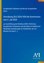 Europäisches Gesetz, Verordnung (EU) 2024/1834, 3. Juli 2024, blaue Farbverlauf, gelber Streifen links.