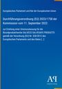 Durchführungsverordnung (EU) 2023/1758 der Kommission. Blaues Cover mit weißem Text, Logo unten rechts.