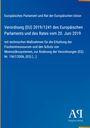 Verordnung (EU) 2019/1241 zur Erhaltung der Fischereiresourcen. Blau mit gelbem Rand, Logo „AP Antiphon Verlag“.