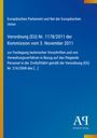 Verordnung (EU) Nr. 1178/2011, festgelegte Vorschriften für fliegendes Personal. Blaues Cover, links gelber Streifen.
