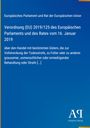 Titel: Verordnung (EU) 2019/125 vom 16. Januar 2019, handel und Verwendung spezifischer Güter. Logo: „AP Antiphon Verlag“.