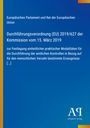 Titel: Durchführungsverordnung (EU) 2019/627, Kommission vom 15. März 2019. Blaues Design mit Antiphon Verlag Logo.