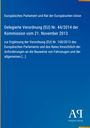Text: "Europäisches Parlament und Rat der Europäischen Union. Delegierte Verordnung (EU) Nr. 44/2014 der Kommission..." Logo unten rechts, blauer Hintergrund.