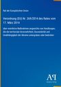 Verordnung (EU) Nr. 269/2014, restriktive Maßnahmen, Ukraine. Blaues Cover mit gelbem Rand und Verlag-Logo unten rechts.