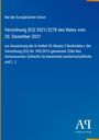 Verordnung (EU) 2021/2278 zur Aussetzung bestimmter Zölle, blaues Design, unten rechts Logo "Antiphon Verlag".