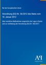 Titel: "Verordnung (EU) Nr. 36/2012 des Rates vom 18. Januar 2012". Darunter: "Antiphon Verlag" unten rechts.