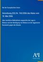 Text über EU-Verordnung zur Lage in Belarus. Blauer Hintergrund mit gelbem Rand. Logo unten rechts: AQ Antiphon Verlag.