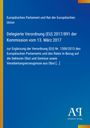 Europäisches Parlament: Verordnung (EU) 2017/891 zur Ergänzung der Verordnung Nr. 1308/2013 für Obst und Gemüse. Blaues Design.