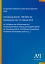 Europäische Verordnung 139/2014 zur Festlegung von Anforderungen an Flugplätze, blaue und gelbe Farbgebung.