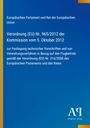 Europäische Verordnung über technische Vorschriften für den Flugbetrieb. Blaue Abdeckung, gelber Rand links. 