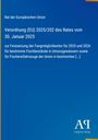 Text zu EU-Verordnung über Fangmöglichkeiten 2025/2026. Unten rechts ein Logo mit "Antiphon Verlag". Hintergrund in Blau.