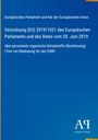 Verordnung (EU) 2019/1021 über Schadstoffe, blauer Hintergrund, Antiphon Verlag Logo unten rechts.