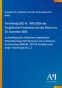 Covertext: Verordnung (EG) Nr. 1893/2006, EU Parlament. Blau mit gelbem Rand, Logo "ΑΓ Antiphon Verlag".