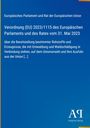 Verordnung (EU) 2023/1115 über Bereitstellung von Rohstoffen und Erzeugnissen mit Entwaldungsbezug. Europaflagge oben.