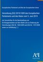 Verordnung (EU) 2019/1009 zur Bereitstellung von EU-Düngeprodukten. Blauer Hintergrund, Logo unten rechts.