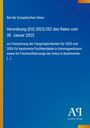 "Verordnung (EU) 2025/202 des Rates vom 30. Januar 2025", blauer Hintergrund, kleines Logo unten rechts.