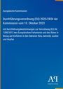 Europäische Kommission: Verordnung (EU) 2023/2834 vom 10. Oktober 2023. Themen: Reis, Getreide, Zucker, Hopfen. Blaues Cover.