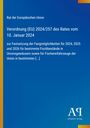 Text: Rat der Europäischen Union, Verordnung (EU) 2024/257 des Rates vom 10. Januar 2024. Blaues Design, unten Logo "Antiphon Verlag".
