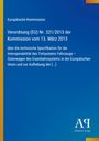 Der Text auf einem blauen Hintergrund nennt eine EU-Verordnung über Güterwagen im Eisenbahnsystem. Unten steht "Antiphon Verlag".