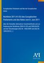 Text: Europäisches Parlament, Richtlinie 2011/61/EU, Verwalter alternativer Investmentfonds. Blau-weiße Farbgestaltung.