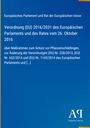 Verordnung (EU) 2016/2031 über Pflanzenschutz. Blaues Cover mit gelbem Rand und kleinem Logo unten rechts.